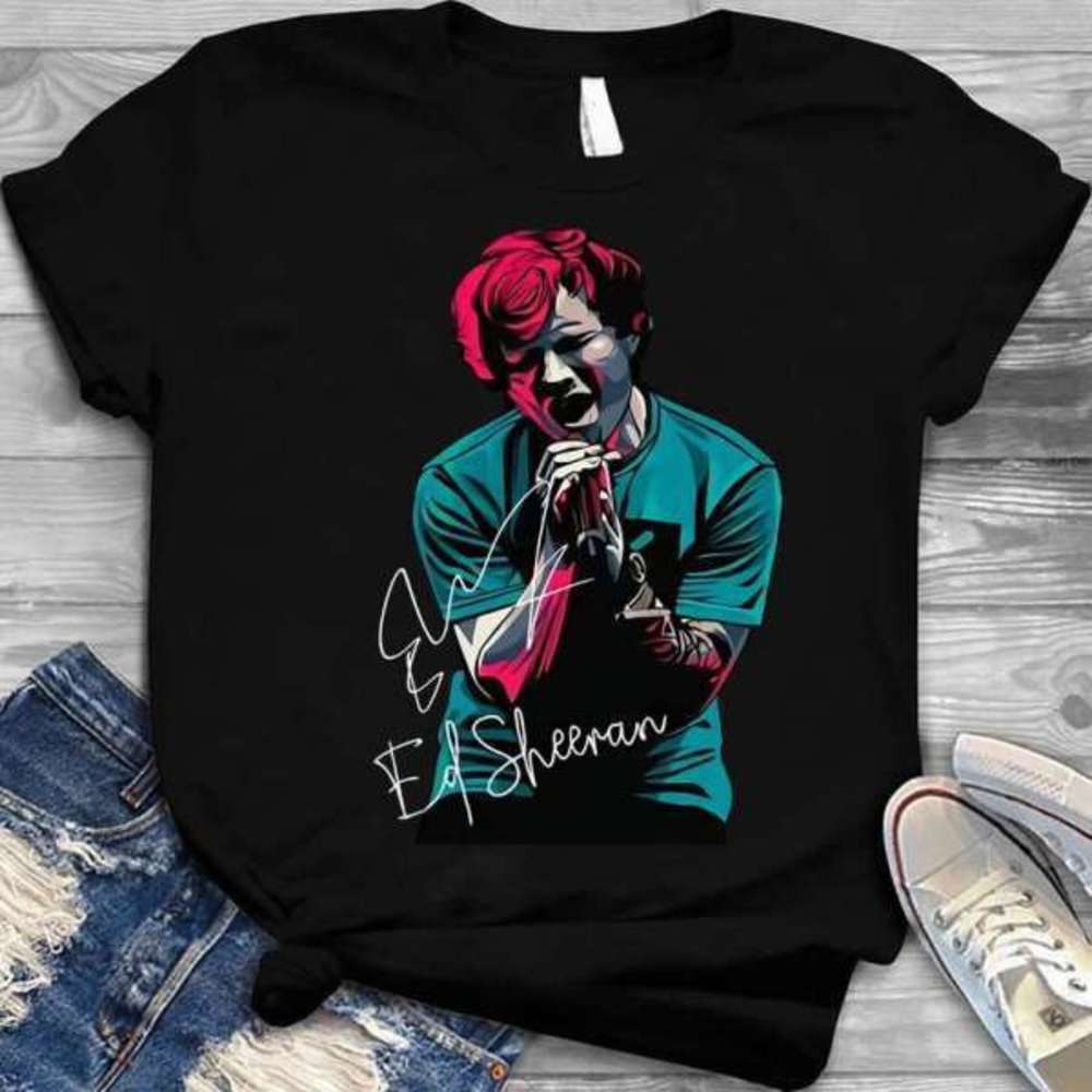 Ed Sheeran Bad Habits Song Fan Graphic Unisex T-Shirt